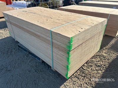 Quantity of (40) 4 ft x 8 ft (0.75 in Thick) CSP/DFP No Stamp Multiplex (Unused)