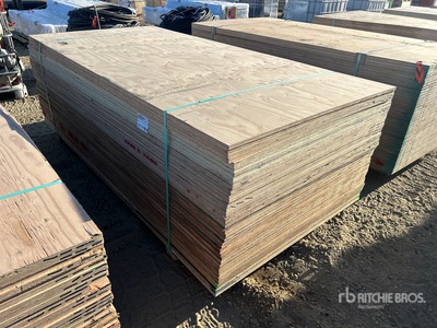 Quantity of (40) 4 ft x 8 ft (0.75 in Thick) CSP/DFP No Stamp Multiplex (Unused)