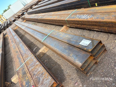 Quantity of (6) 2025 Kit Containers Steel 2"x6"x288 Tube