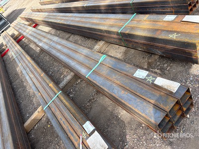Quantity of (9) 2025 Kit Containers Steel 3"x4"x314" Pipe