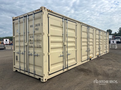 2025 40 ft High Cube Multi-Door Storage Container
