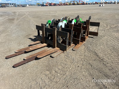 Quantity of (6) Cat 52 in Backhoe Forks
