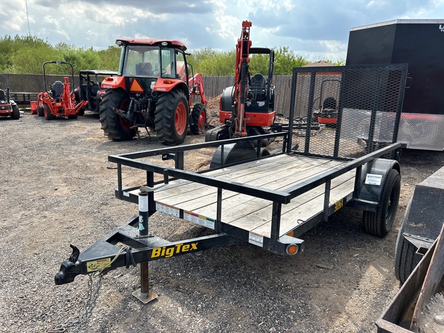 Big Tex 30SA-10BK4RG 10 ft S/A Utility Trailer