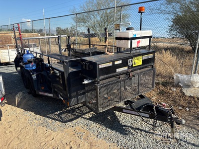 2017 Marksman 14 ft T/A Landscape Trailer