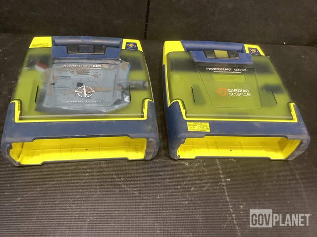 (2) Cardiac Science PowerHeart AED G3 Defibrillators