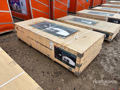 2026 KJ K2223 23 ft x 22 ft Double Garage Metal Storage Building (Unused)