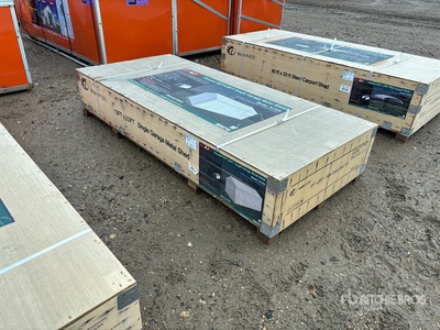 2026 KJ K1220 Metal Garage Shed (Unused)