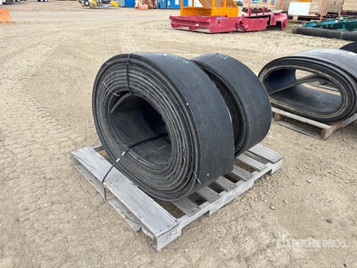 Quantity of (3) Rolls of 1/2 in Thick Rubber