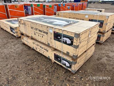 2026 KJ K4525 25 ft x 45 ft Double Garage Storage Building (Unused)