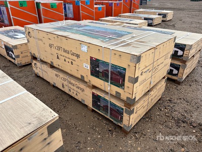 2026 KJ K2545G 25 ft x 45 ft Metal Garage Storage Building (Unused)