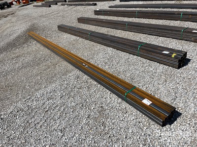 Quantity of (12) 2025 Kit Containers 22 Ft 5 In Square Tubing ادوات صناعية متنوعة