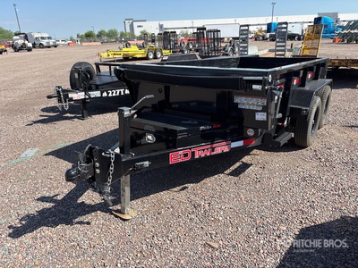 2026 ED Trailers SDT601023515SR 10 ft T/A Remorque à Benne Utilitaire