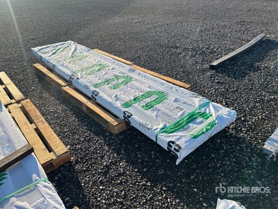 Quantity of (118) 12 ft Brown Steel Siding Roofing (Unused)