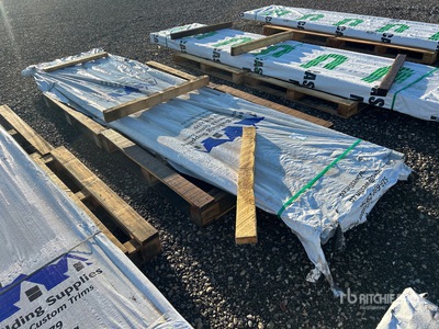 Quantity of (66) 12 ft Stone Grey Steel Siding Roofing (Unused)