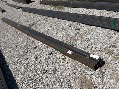 Quantity of (12) 2025 Kit Containers 21 ft Square Tubing (Unused)