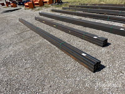 Quantity of (9) 2025 Kit Containers 23 Ft 10 In Square Tubing