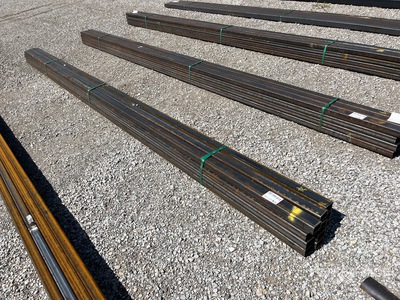 Quantity of (12) 2025 Kit Containers 17 Ft 9 In Square Tubing ادوات صناعية متنوعة (Unused)