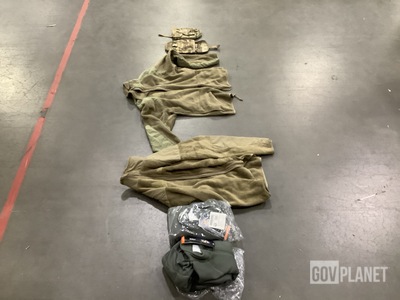 (14) Jackets, (58) Ammunition Pockets, (4) Ponchos & Assorted Items