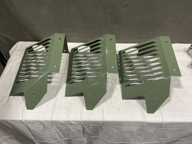 (15) American Defense 11664252 Left Side Fender Louver Panels