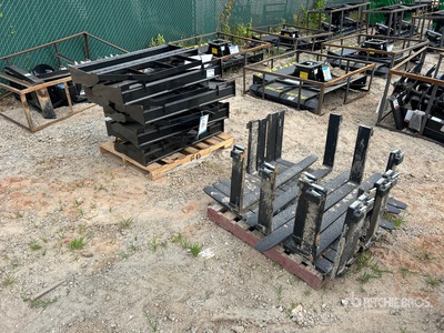 Quantity of (8) 2026 Mower King SA 48 in Skid Steer Forks (Unused)