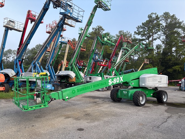 2016 Genie S-80X 4WD Diesel Telescopic Boom Lift