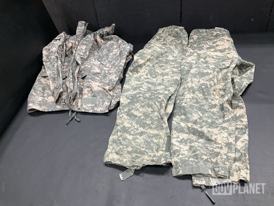 (2) Cold Weather Parkas, (44) Pairs of Wet Weather Trousers & Assorted Items