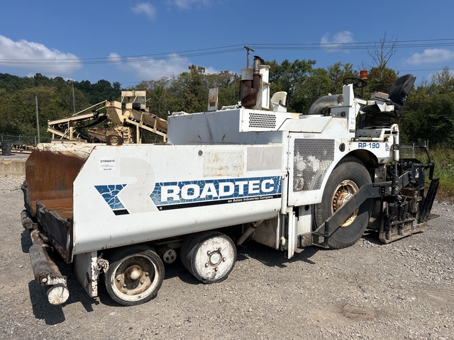 2008 Roadtec RP190 Wheel Asphalt Paver