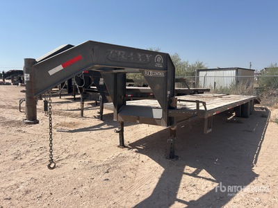 2016 Traxx 32TDGN 32 ft T/A Gooseneck Equipment Trailer