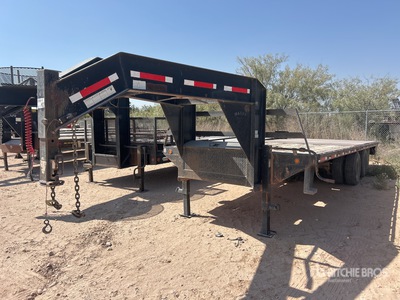 2007 Maxey 24 ft T/A Gooseneck Equipment Trailer