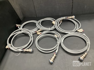 (6) Exelis 087-138430-001 Electrical Special Purpose Cable Assemblies