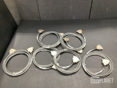 (6) Exelis 087-138379-001 Electrical Special Purpose Cable Assemblies