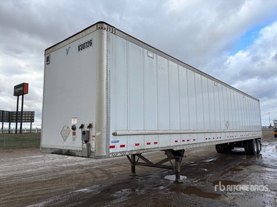 2013 Vanguard 53 ft x 102 in T/A Van Trailer