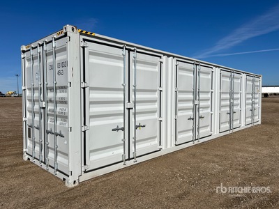 2026 40 ft High Cube Multi-Door Storage Container