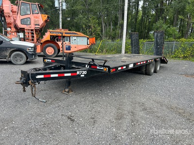 2002 Sylma 12T8R 25 ft T/A Equipment Trailer
