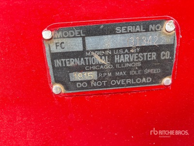 International Harvester FC 2WD Tractor