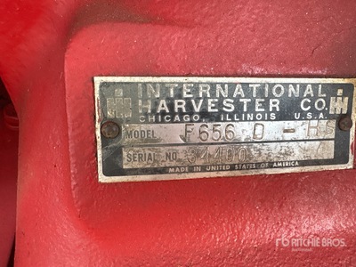 International Harvester F656D 2WD Tractor
