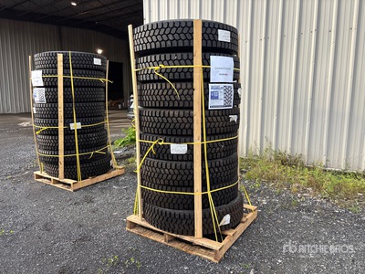 Quantity of (8) 11R22.5 Snow Traction Retreaded اطارات المواصلات (Unused)