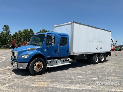 2005 Freightliner M2 106 6x4 Crew Cab Van Truck