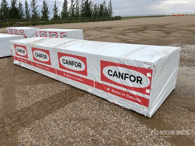 Quantity of (100) 2 in x 10 in x 16 ft SPF #2 BTR Lumber 木材 (Unused)