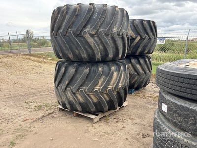 Quantity of (4) 66x43.00-25 Reifen - Fits Case 821F