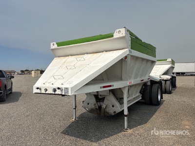 1991 Strick 20 ft T/A Spread Axle Pup ボトムダンプトレーラー
