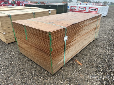 Quantity of (100) 4 ft x 8 ft 5/8 in CSP/DFP No Stamp Multiplex