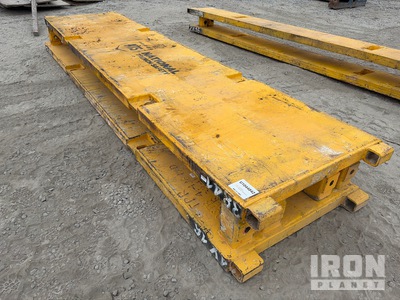 Qty of 1 4' x 16' trench plate Rozpieracze do wykopów