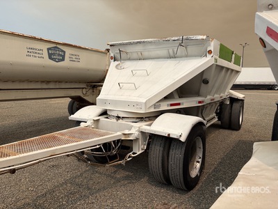 1986 Fruehauf 20 ft T/A ボトムダンプトレーラー