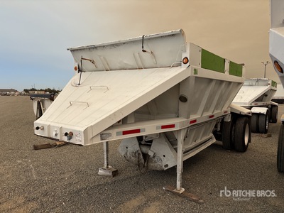 1986 Fruehauf S/A Belly Dump Trailer