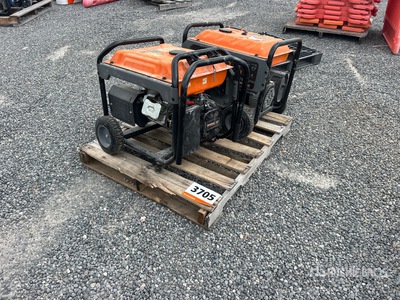 Quantity of (2) 8 kW Groupe électrogène portable