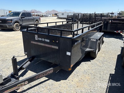 2017 Felling FT-10OT 12 ft T/A Open Top Utility Trailer