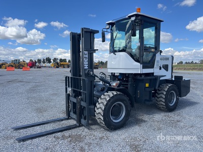 2026 Accodr FT-38H 8300 lb 4x4 Montacargas Todo Terreno (Sin Usar) / Rough Terrain Forklift (Unused)