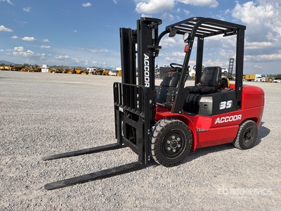 2026 Accodr FD35W 7700 lb Pneumatic Tire Montacargas (Sin Usar) / Forklift (Unused)