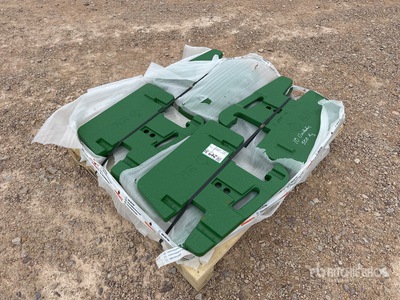 Quantity of (10) 2026 Massepoids JD 50 50 kg front weights Tractorgewichten (Unused)